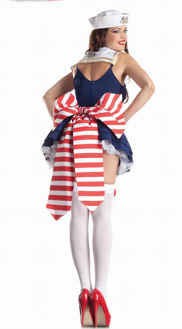 Deluxe Shaper Pin Up Sailor Costume